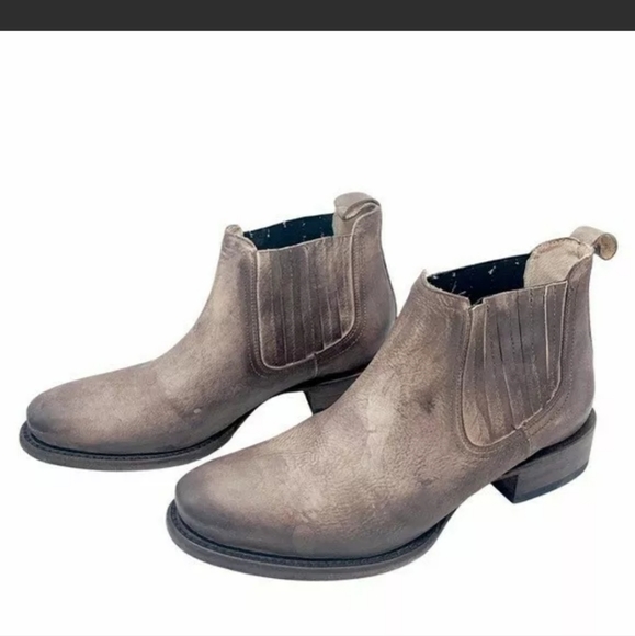 Freebird Argo Men’s Chelsea Taupe Boot Size 10 Distressed - Picture 2 of 4